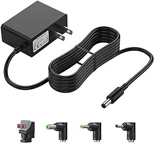 12V AC Power Adapter Supply Cable for Seagate External Hard Drive, HDD External Hard Drive, Seagate Srd00f2, Goflex Freeagent, WD Western Digital My Book External Hard Drive, 5FT Charger Cord