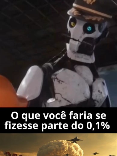 O que você faria se fizesse parte do 0,1% #reflexão #filmes #séries