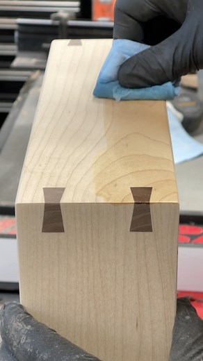 17K views · 42 reactions | I mix up blonde shellac flakes with denatured alcohol to finish drawer boxes--I like that there's basically no smell or offgasing for the interior of cabinets. Otherwise an oil, wax or other chemical finish can smell for weeks/months/???. It also dries in like a minute before I do the next coat; pretty nice! #woodworking #reels #furnituremaker #maker #shellac #woodfinish #drawers #cabinetmaker | Boundary Fog Furniture | Facebook