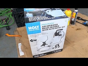 UNBOXING: Harbor Freight Pneumatic brake bleeder by Holt
