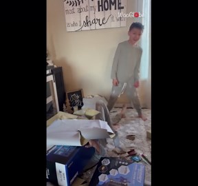 Excited kids react to getting a PS5 for Christmas after years of anticipation