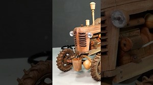 Crafting a Tractor! 🚜 #tractor #woodworking #car | Awesome Woodcraft