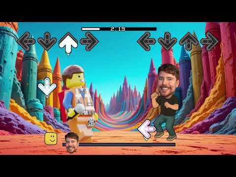 FNF LEGO: Lego Boy vs MrBeast
