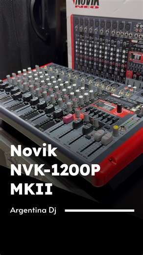 🎛️ Novik NVK-1200P MKII – Consola potenciada profesional con verdadera fuerza Un equipo diseñado para quienes necesitan potencia real, múltiples canales y un sonido limpio sin complicaciones. Ideal para eventos, bandas, DJs y salones que requieren una solución completa con rendimiento profesional y alta confiabilidad. Comprala ahora en Argentina DJ y dale potencia de verdad a tu sistema. 📍 Timoteo Gordillo 84, Liniers 📞 Whatsapp: 11 3766 6740 | Argentina DJ