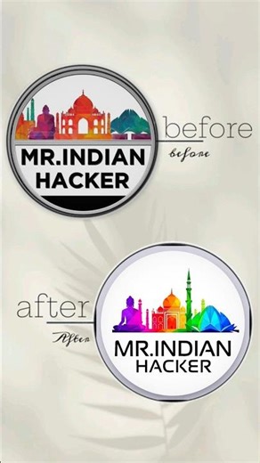 Old vs New Logo of Mr Indian Hacker | Logo Redesign Challenge