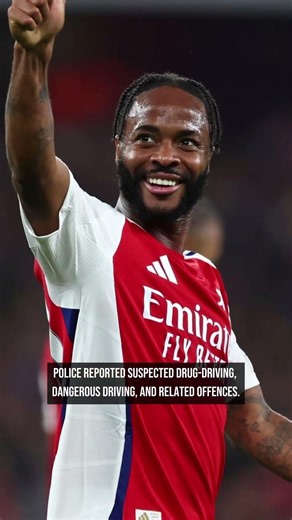 Former England star Raheem Sterling has been arrested on suspicion of drug-driving after his