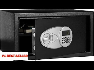 Amazon Basics Steel Security Safe and Lock Box with Programmable Electronic Keypad - B01BGY043Q