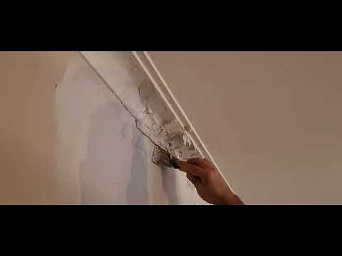 How to repair plaster Crown molding