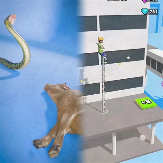 How A Snake Swallows BIG Animals 😨