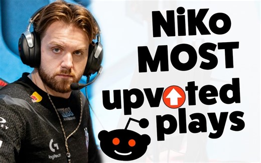 观众投票最受欢迎的NIKO顶级操作（1tap，残局）！CS高光剪辑！