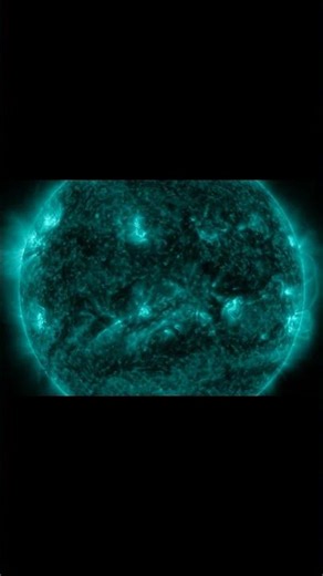REAL NASA Sun Timelapse ⚡ Electric Blue AIA 131 (60s High FPS)