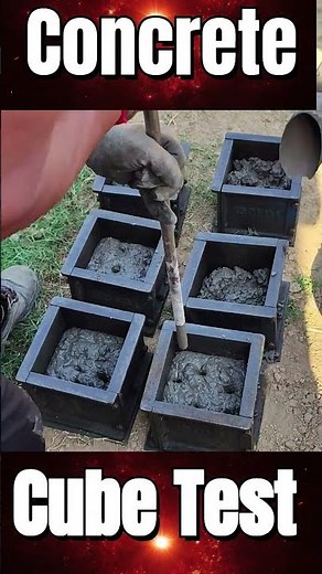 How to Fill a Concrete Cube Mould Properly? | Construction Tip !