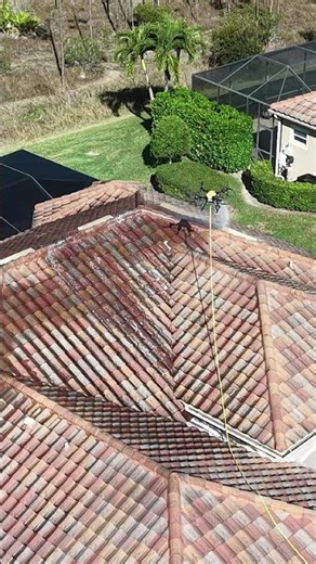 Modern Roof Cleaning for Modern Homes — Powered by Drones | Naples & Estero Power Washing