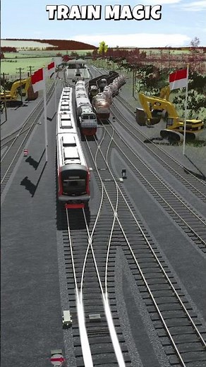 Kereta Api CC206 Melintasi Antrian Kereta #keretaapi #train #railway