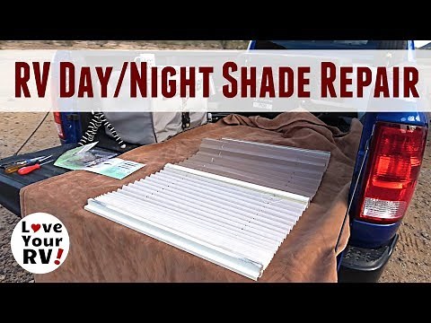 RV Day/Night Shade Repair - Restringing my Broken Blind