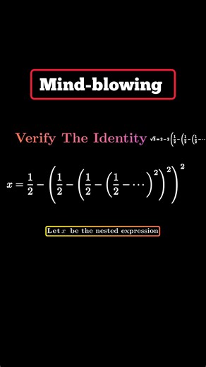 The mind-blowing nested for √3 #maths