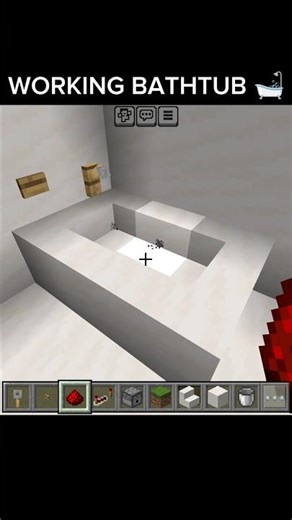 Minecraft Working Bathtub 🛁