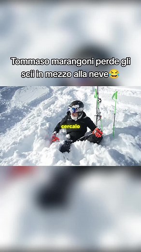 Tommaso marangoni perde gli scii a st moritz in mezzo alla neve😂 #rich #imprenditore #neve #freddo #money