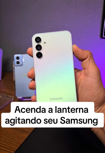 Acenda a lanterna agitando seu Samsung com Macrodroid