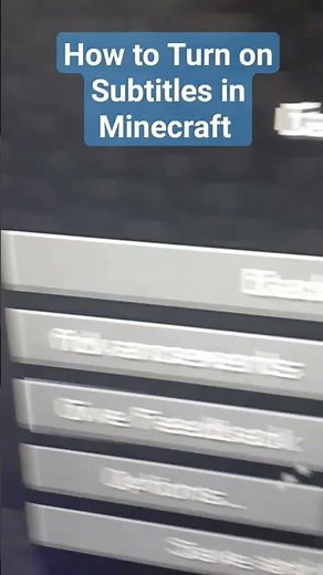 How to Turn on Subtitles in Minecrft #lifehacks #minecrafter #minecraftgameplay#gaming #minecrafters