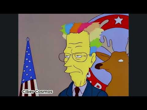 Los Simpson - Presidente Bush Peluca (Castellano)