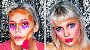 Makeup transformations || 25 makeup hacks all girls should know: | 5-Minute Crafts GIRLY