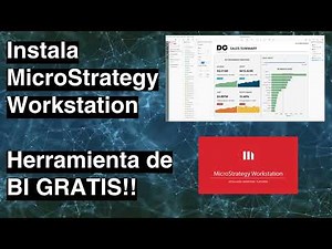 Cómo descargar e instalar MicroStrategy Workstation - Herramienta gratuita de Business Intelligence