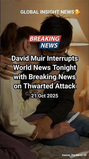 David Muir Breaks Major News on Attack #shorts