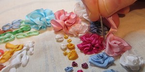 Tutorial - Beginner Silk Ribbon Embroidery Instructions Samplers 1 and 2 - Etsy