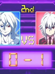 Shu vs Phi Battle in Beyblade Burst