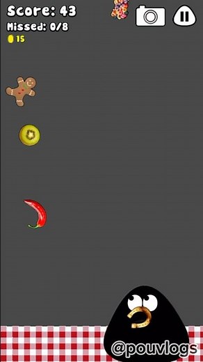 POU BLACK GAMEPLAY FOOD DROP #pouvlogs #pou