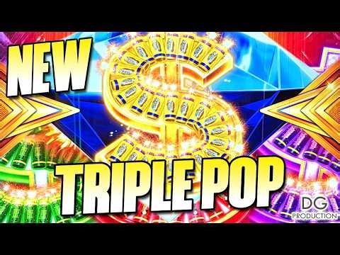 💎NEW💎 DIAMOND QUICK HIT LINK TRIPLE POP FEATURE ROCKET SLOT MACHINE LAS VEGAS CASINO WIN OMG MONEY