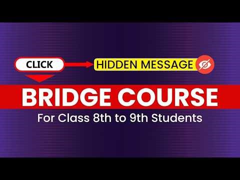 Class 9th Bridge Course Launch | Moving From Class 8th to 9th | Physics Wallah
