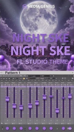 Step into a whole new vibe with Night Sky, a stunning FL Studio theme designed to transform #shorts