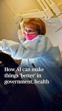 How AI can make things ‘better’ in government, health