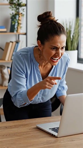 mom tells her computer to work