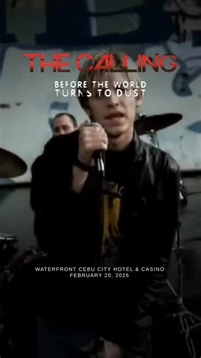 The Calling is coming to Cebu on February 20, 2026, at Waterfront Cebu City Hotel & Casino for their Before The World Turns To Dust Tour. Get your tickets now via Ticketmelon: https://www.ticketmelon.com/ekg/the-calling-in-cebu or at the Waterfront Cebu City Hotel & Casino Ticket Booth. Presented by EKG Productions. #TheCallingCebu #WaterfrontCebu #WaterfrontHotel #ConcertsAtWaterfront | Waterfront Cebu City Hotel and Casino