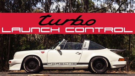 Launch Control Turbo On A Modified Porsche 911 SC