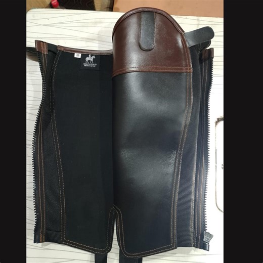 Horse Riding Protective Leg Gear 50% Off-half Chaps-mini Chaps-leather Chaps-riding Chaps-chaps for Men-chaps for Women-medium Size- - Etsy