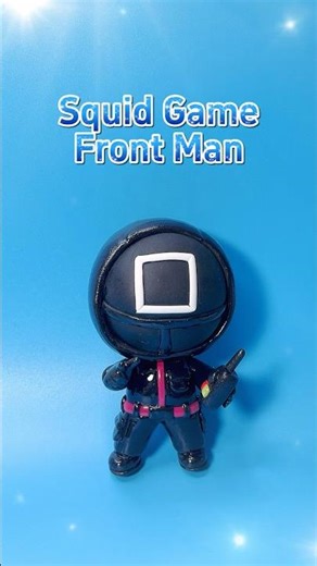 Squid Game Clay Art: Front Man DIY! 🎭🔥 #squidgame #clayart #airdryclay