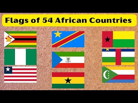 54 Africa Flags | African Countries | Flags of African Countries