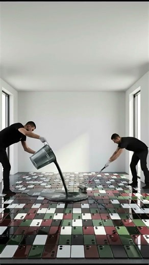 World’s Craziest Epoxy Floor – Made of Samsung S22 Ultra!