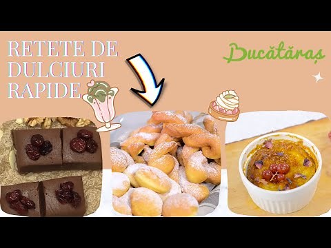 Cele mai rapide rețete de dulciuri🍫 | Bucataras