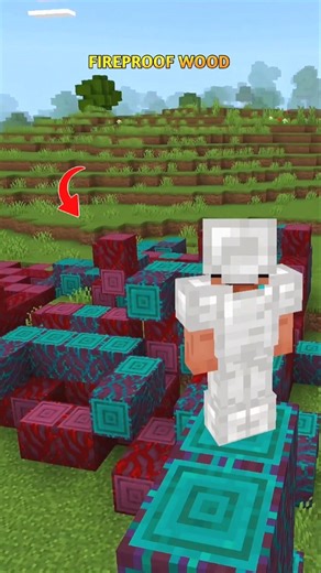 Fireproof Wood in Minecraft 🔥