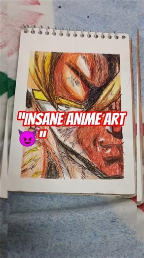 “Half Human Half Monster 🔥 Anime Drawing Process”