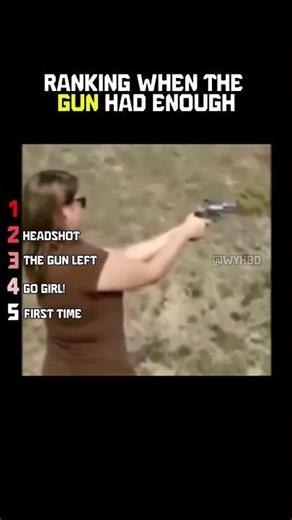 when the gun had enough! 🤣🤣 #shorts #funny #ranking