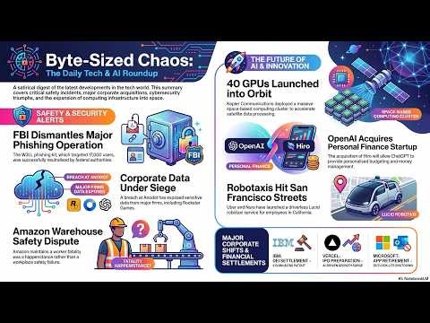 OpenAI's New Financial Advisor, Space GPUs, & The FBI Hacker Takedown! Tech & AI News
