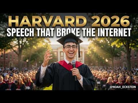 Harvard Graduate's Powerful Commencement Speech That Left Everyone Speechless | Noah Eckstein