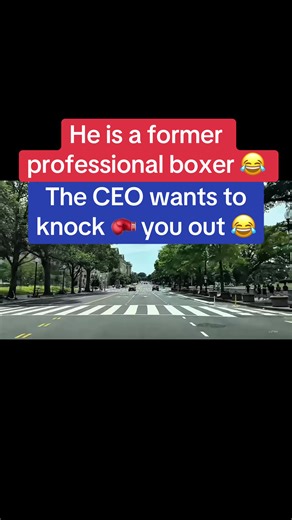 The CEO want for knock 🥊 you out 😂 #boxing🥊 #america #boxer