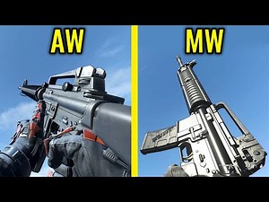 Modern Warfare 2019 vs Advanced Warfare - Weapons Comparison